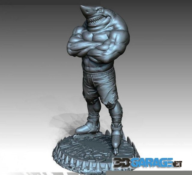3d-Print Model – Shark Man