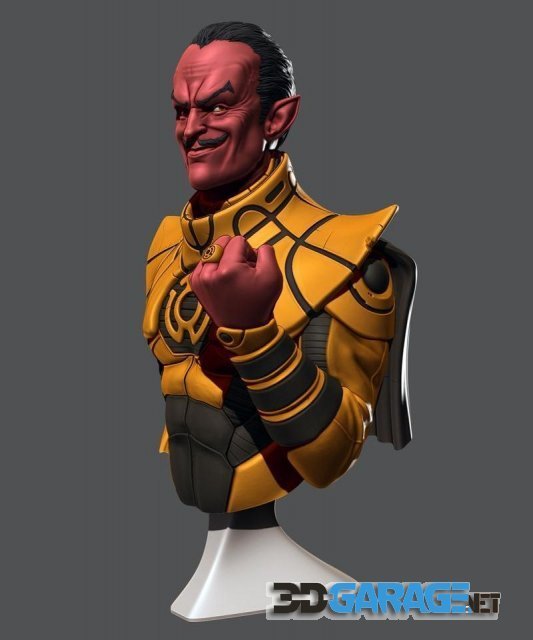 3d-Print Model – Sinestro Bust