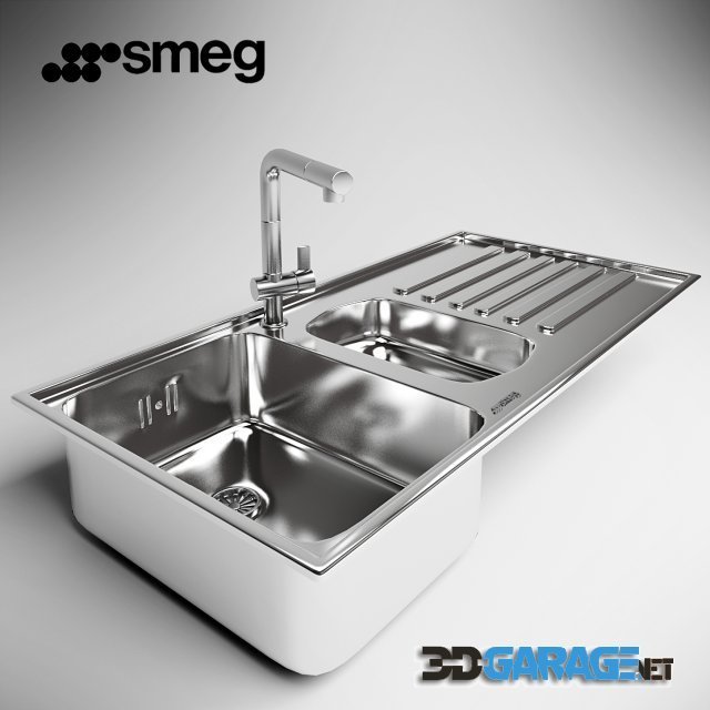 3d-model – Sink Smeg LM102D