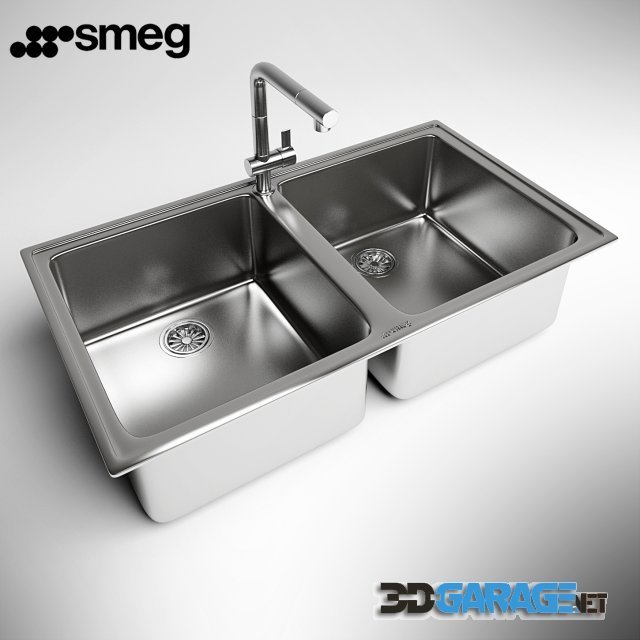 3d-model – Sink Smeg LTS902-2