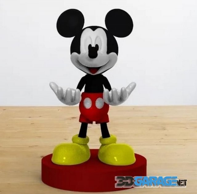3d-Print Model – Smartphone Stand Mickey Mouse