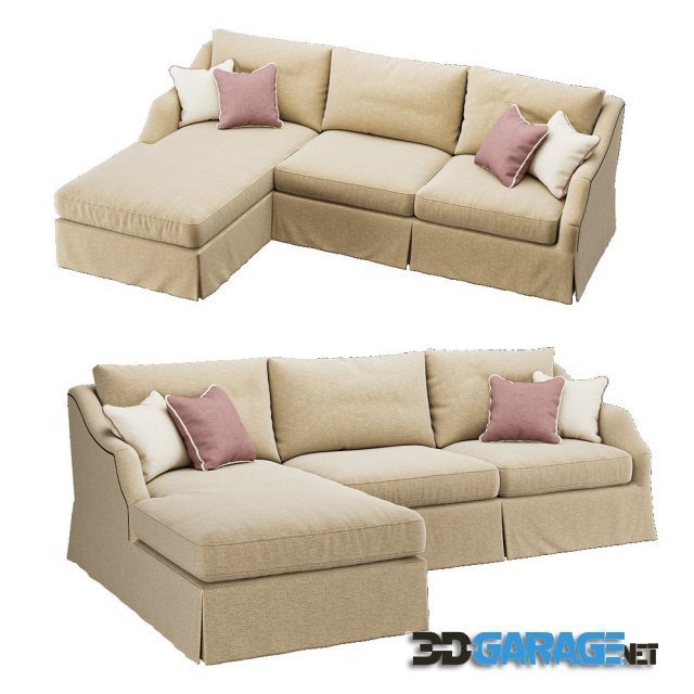 3d-model – Langford sofa