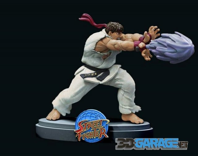 3d-Print Model – Street Fighter – Ryu