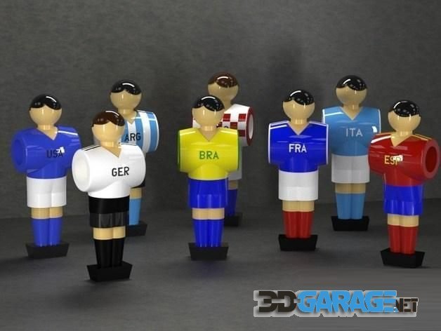 3d-Print Model – Table Soccer figures