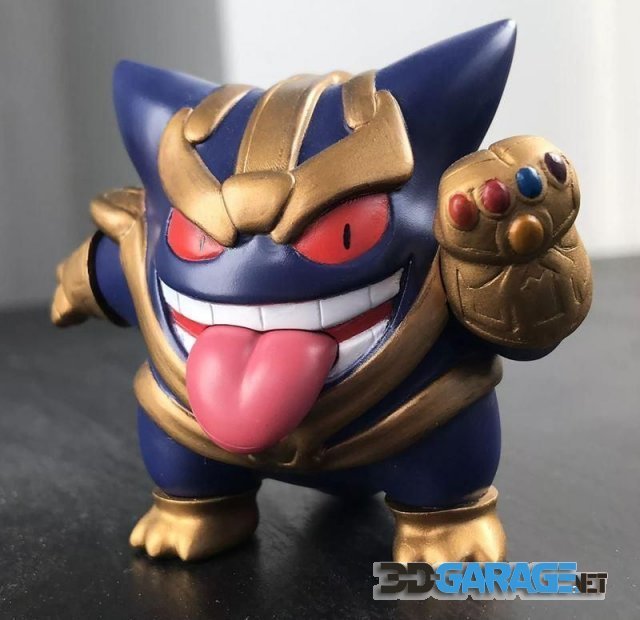 3d-Print Model – Thangar (Thanos Gengar)