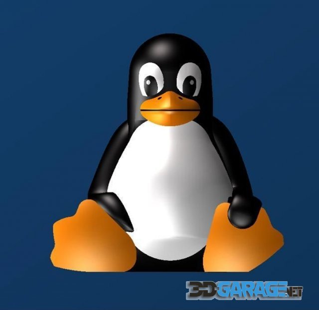 3d-Print Model – Tux Linux Penguin