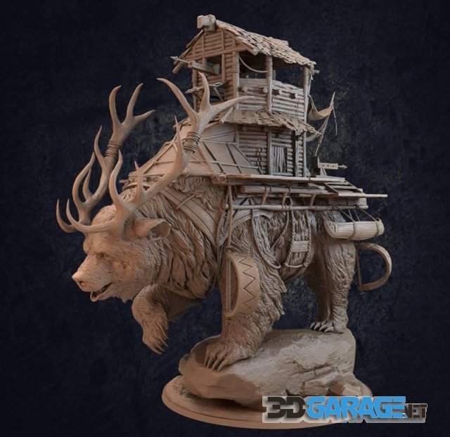 3d-Print Model – Ursalioth Giant Bear