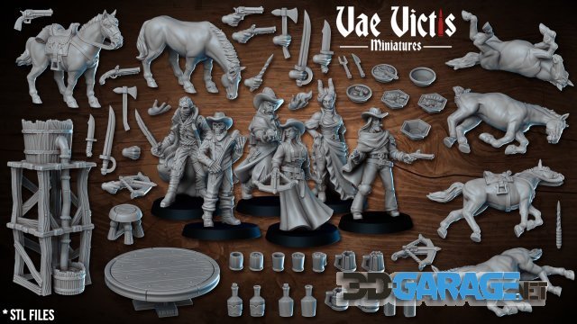 3d-Print Model – Vae Victis Miniatures – Western Fantasy April 2021