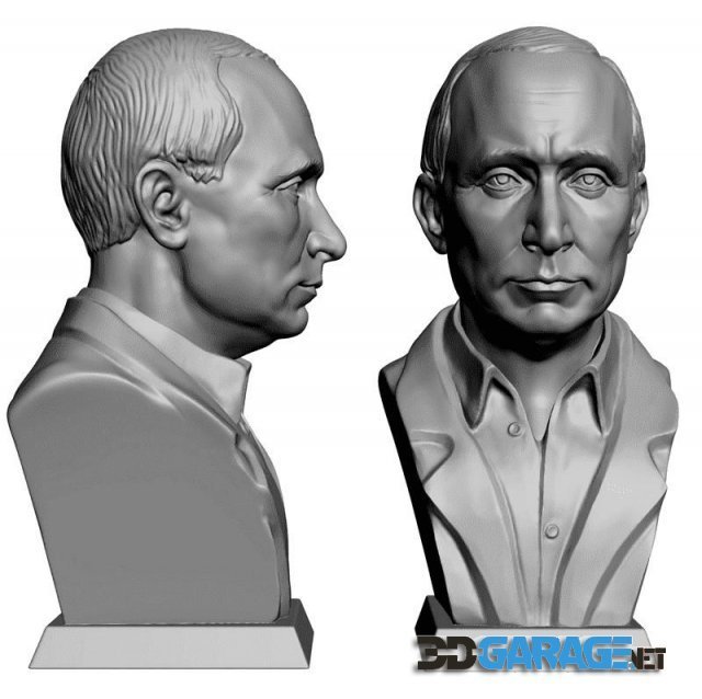 3d-Print Model – Vladimir Putin Bust