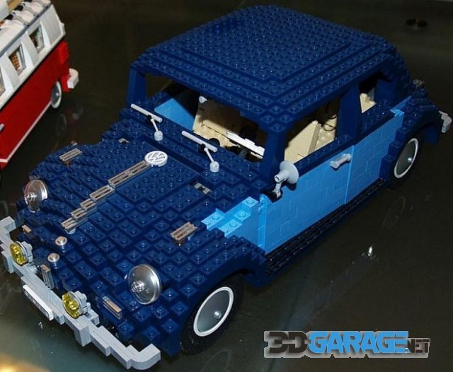 3d-Print Model – Volkswagen Beetle Lego