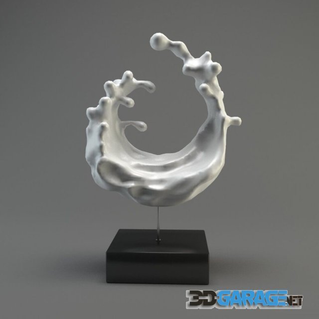 3d-model – Wave sculpture