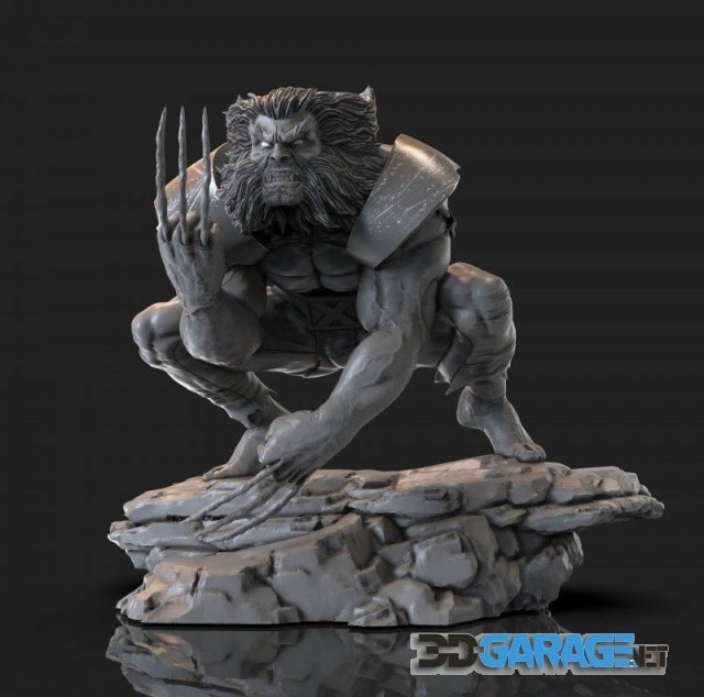 3d-Print Model – Wild Wolverine