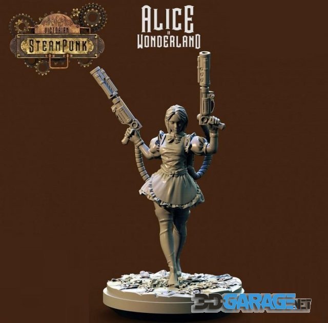 3d-Print Model – Alice in Wonderland
