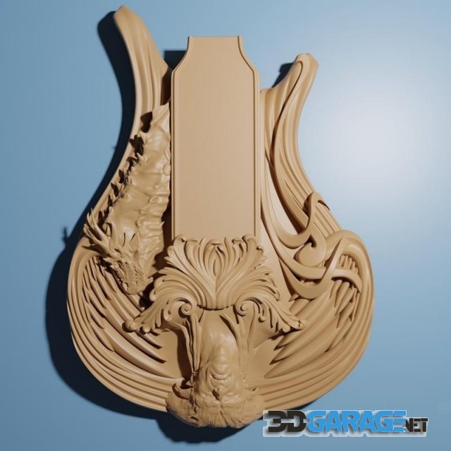 3D-Print Model – Dragon Guitar Case
