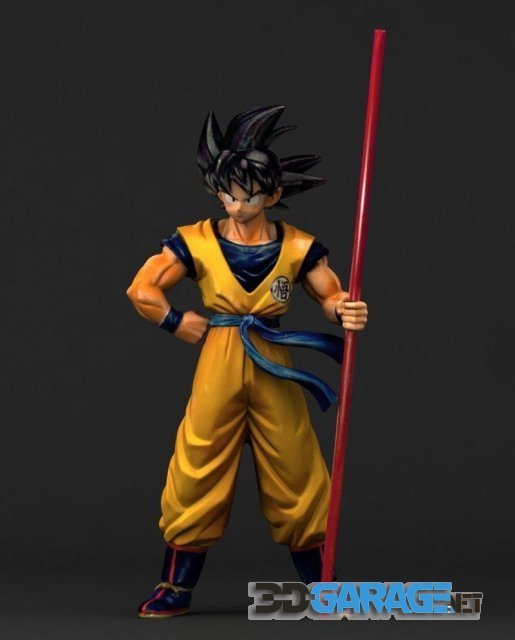 3D-Print Model – Son Goku 20th Dragon Ball