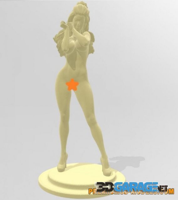 3D-Print Model – Standing Naked Woman