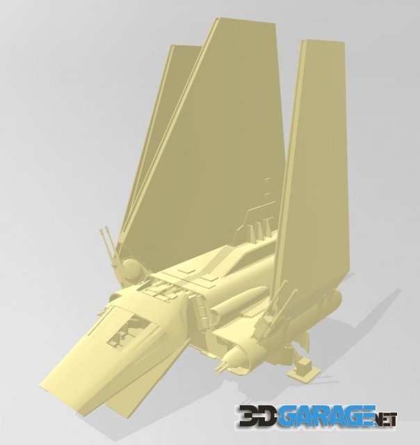 3D-Print Model – Star Wars – Imperial Lambda Shuttle
