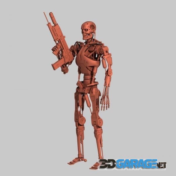 3D-Print Model – Terminator T-800 Endoskeleton