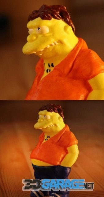 3D-Print Model – The Simpsons – Barney Gumble