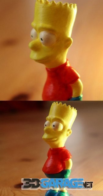 3D-Print Model – The Simpsons – Bart Simpson