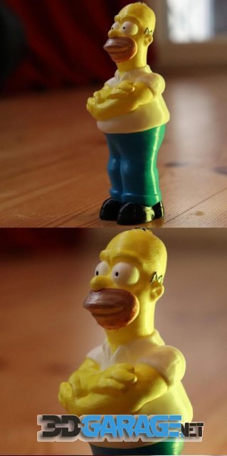 3D-Print Model – The Simpsons – Homer Simpson