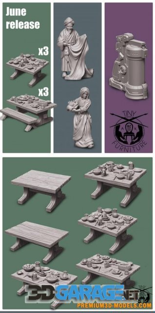 3D-Print Model – Tiny Furniture June 2021