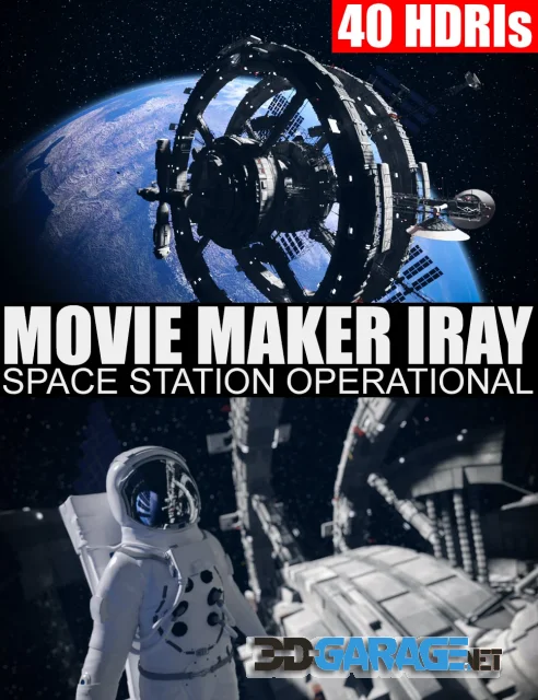 Daz3D – 40 HDRIs – Movie Maker Iray – Space Station Operational