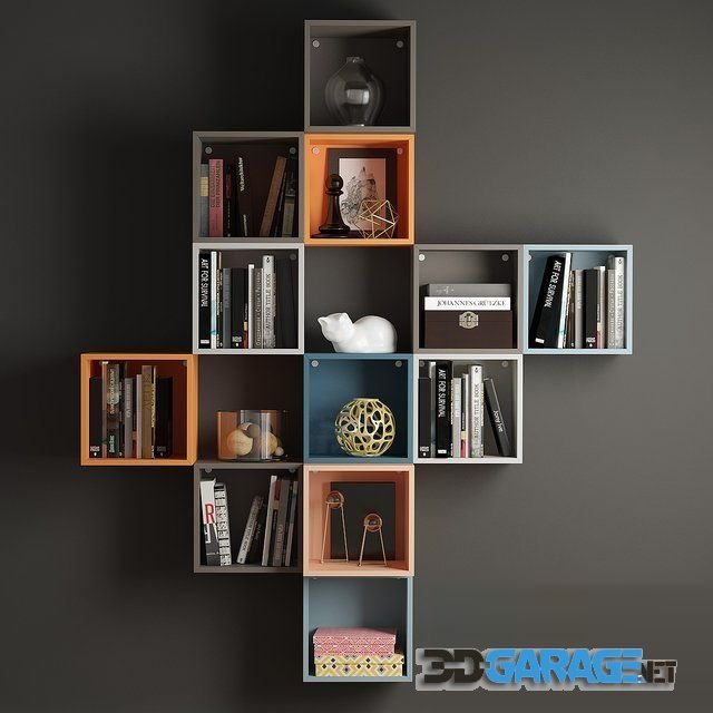 3d-model – A combination of wall cabinets Eke