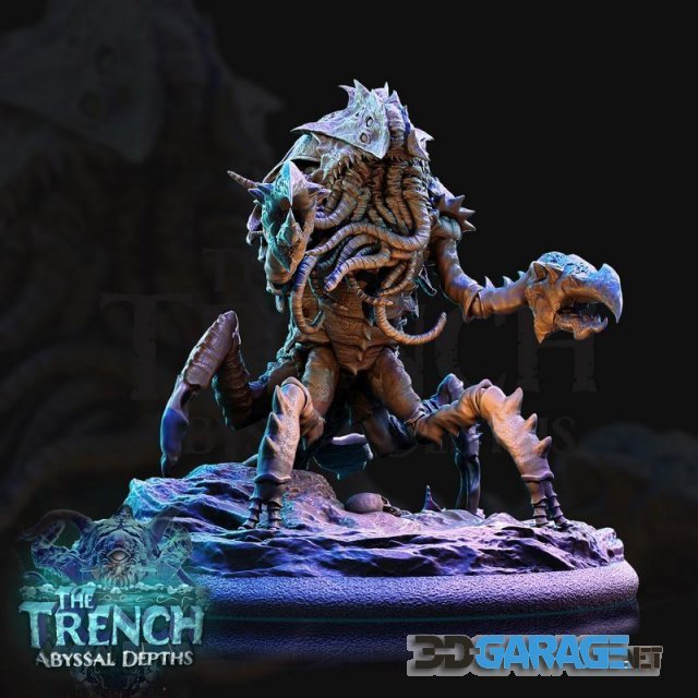 3d-Print Model – Abyssal Depths – The Trench Chuul 1