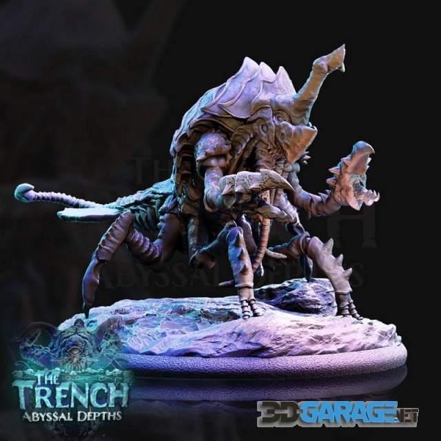 3d-Print Model – Abyssal Depths – The Trench Chuul 3