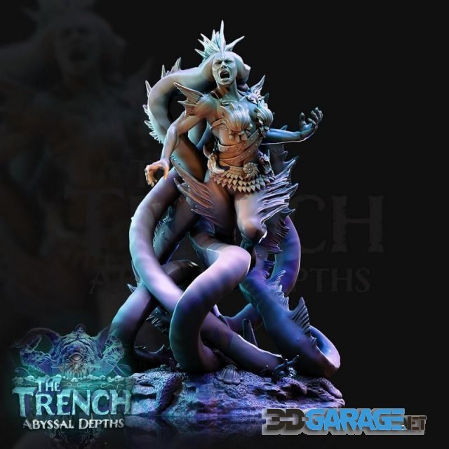 3d-Print Model – Abyssal Depths – The Trench Galel of Moray