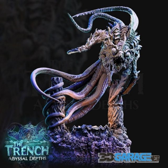 3d-Print Model – Abyssal Depths – The Trench Morklos
