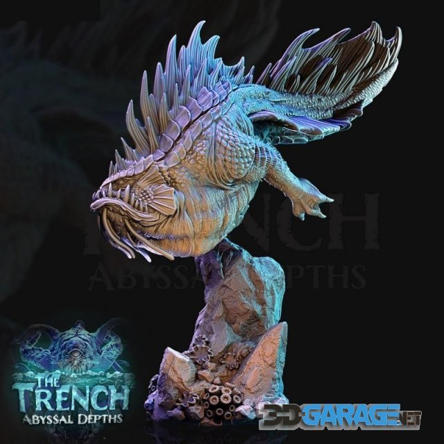 3d-Print Model – Abyssal Depths – The Trench Morlock Predator