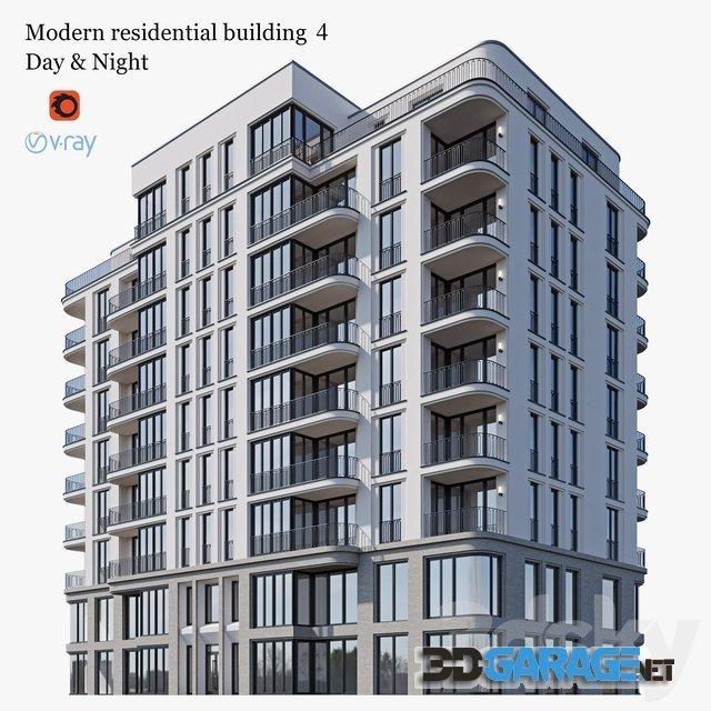 3d-model – Apartment House 4