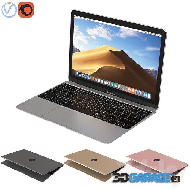 3d-model – Apple MacBook 12 Inch