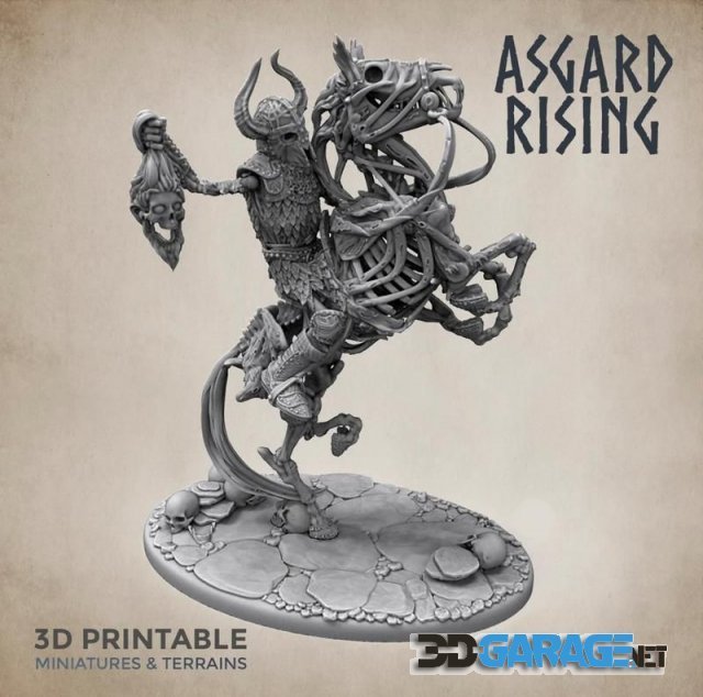 3d-Print Model – Asgard Rising – Draugr Rider