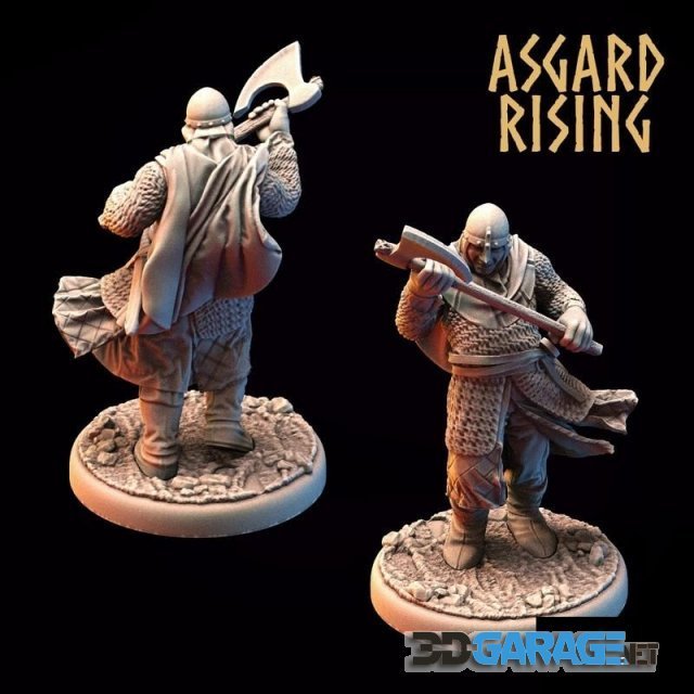 3d-Print Model – Asgard Rising – Medieval Knight 2