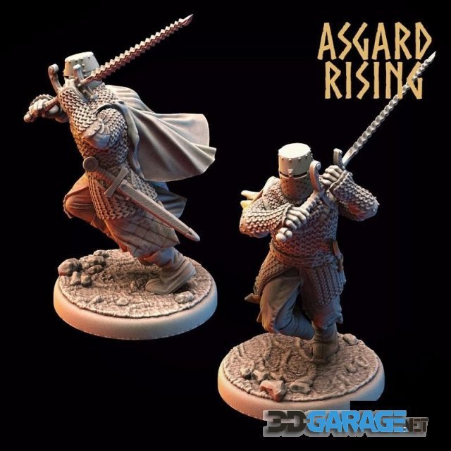 3d-Print Model – Asgard Rising – Medieval Knight 6