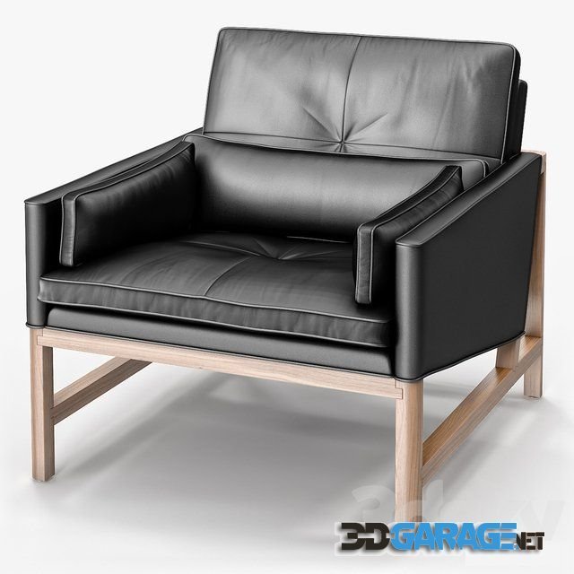 3d-model – BassamFellows Low Back Lounge Chair