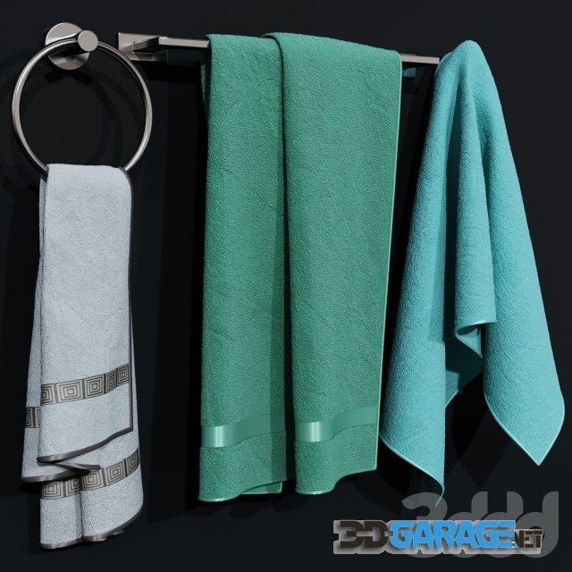 3d-model – Bath towels