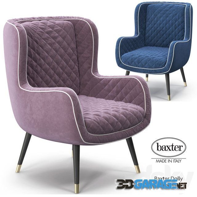 3d-model – Baxter Dolly armchair