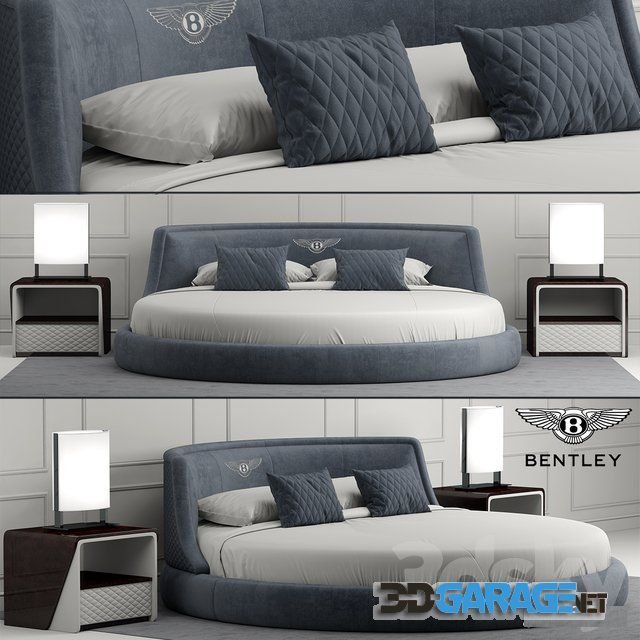 3d-model – Bed bentley avebury bed