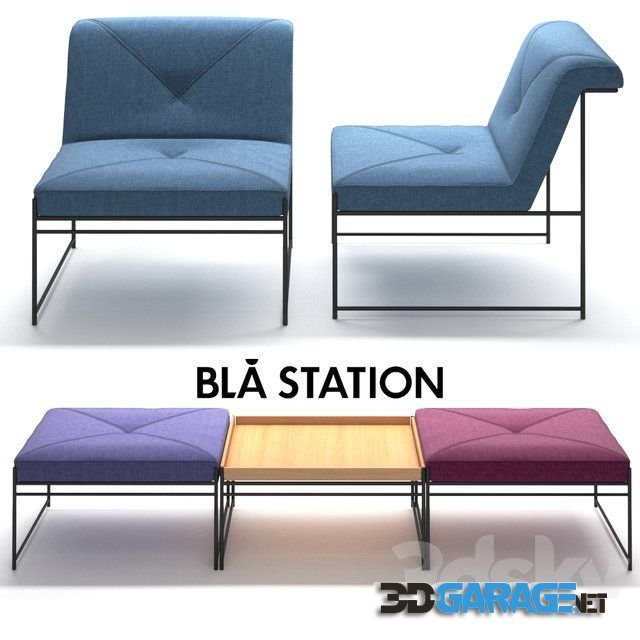 3d-model – Bla station Unit