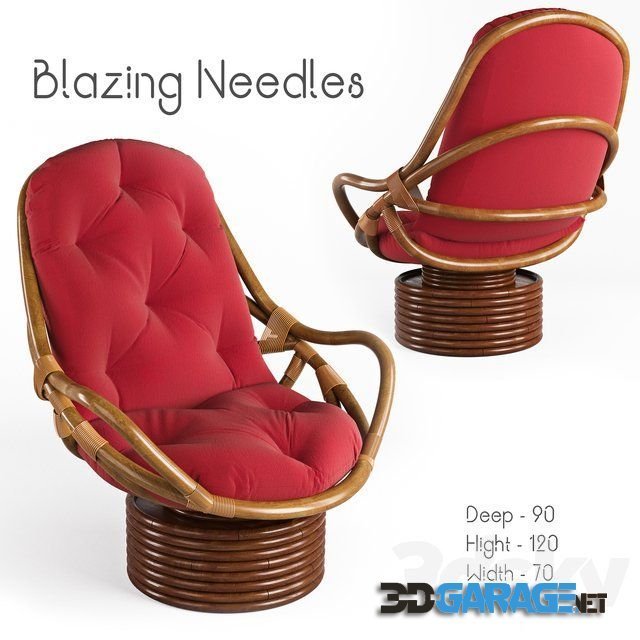 3d-model – Blazing Needles Chair Cushion