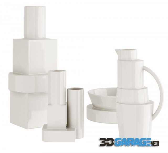 3D-Model – Block Decorative Ceramics by Tom Dixon