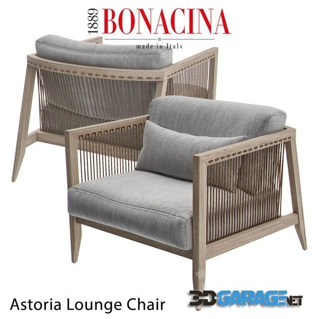 3d-model – BONACINA ASTORIA Lounge Chair