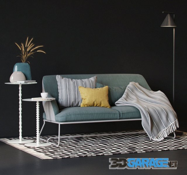 3D-model – Bonaldo Blazer sofa