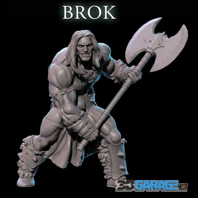 3d-Print Model – Brok The Barbarian