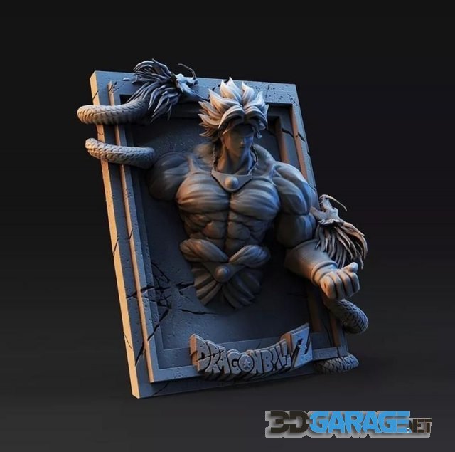 3d-print Model – Broly – Dragon Ball Z