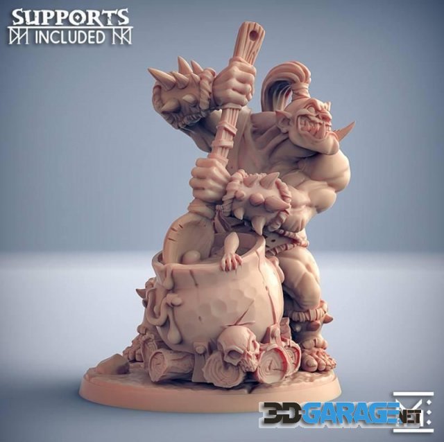 3d-print Model – Burtz Dwarfstew – Ogre Cook